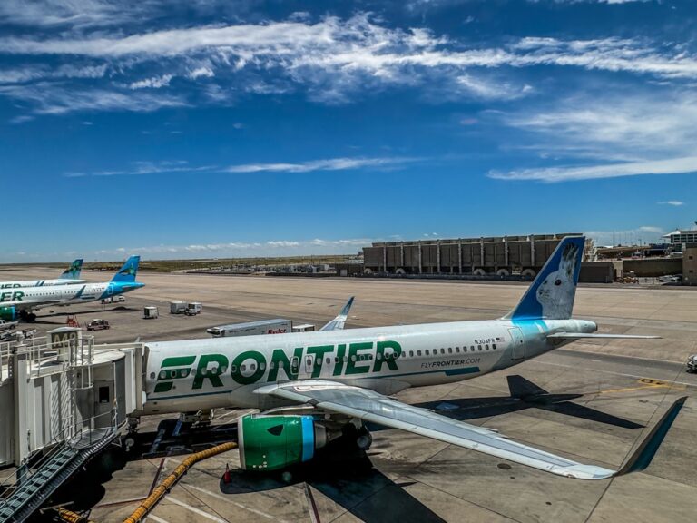 Frontier airlines travel photo